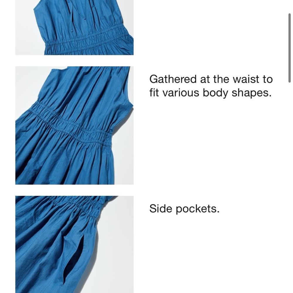 Uniqlo halter cotton maxi dress - Picture 6 of 10
